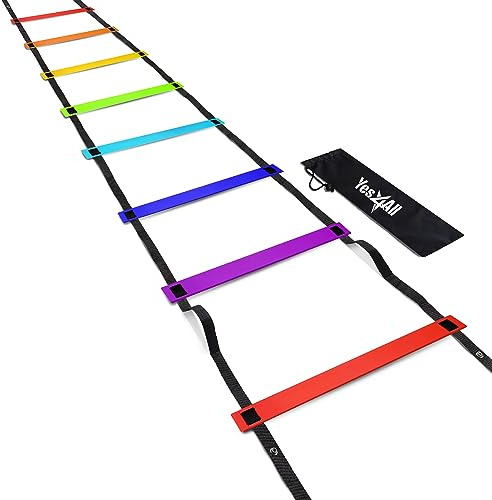 Yes4All ZNNT Koordinationsleiter, 8 Sprossen, Regenbogen