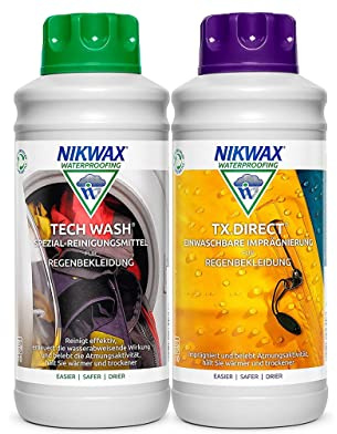 Nikwax Twin Pack - Tech Wash + TX.Direct Wash-In 2 x 1L