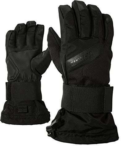 Ziener Unisex Kinder Snowboard Handschuh Mikks As(r) SB M schwarz HB