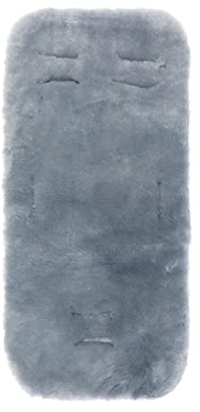 Fillikid Lammfelleinlage 73×33 | Premium Merino-Lammfell für Kinderwagen, Buggy & Autositz | kuschelig weich & ganzjährig klimaregulierend | mit Gurtschlitzen, universal | inkl. Baumwoll-Windel