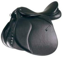Ponysattel New Lord, schwarz 15,5 KW3