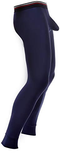 Ouruikia Herren Thermounterwäsche Hose Thermohose Lange Unterhosen Wärmende Unterwäsche mit Baumwolle