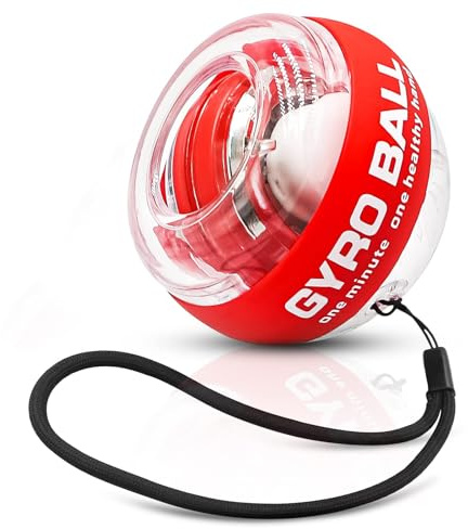 Handgelenktrainer-Ball, Auto-Start, Handgelenkstärker, Gyroskopischer Unterarm-Trainer, Gyro-Ball zur Stärkung von Armen, Fingern, Handgelenkknochen und Muskeln(Kein Licht)