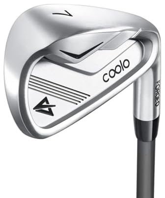 COOLO Graphit-Golf-Eisen, bieten mehr Geschwindigkeit und Kontrolle, Anfänger/hohe Handicap/Senioren/Damen, reduzierte Belastung für Ellbogen und Handgelenke, Rechts- und Linkshänder (Herren, #6