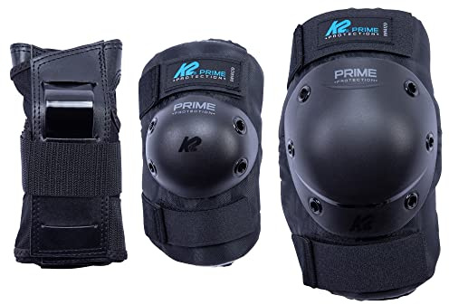 K2 Skates Unisex Inline Skates K2 Prime PAD Set Slim, Black - Blue, 30E1414.1.1.M