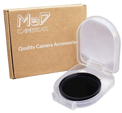 MaD Cameras 52mm Objektivfilter - R95 Infrarot IR 950nm Langpassfilter für DSLR & SLR - kontrastreiche Schwarz-Weiß-Fotografie, ideal für Landschaften & Stillleben