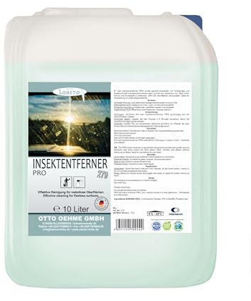 Lorito Insektenentferner für Auto 10L - Kraftvoller Insektenreiniger, Löst schnell & schonend hartnäckige, angetrocknete Insektenverschmutzungen