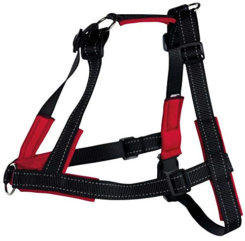 Trixie, Lead'n'Walk Soft Erziehungsgeschirr schwarz L-XL