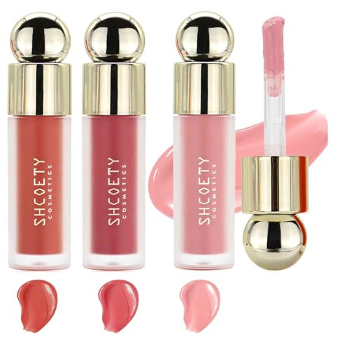 3-teiliges flüssiges Rouge-Set, Samt, leicht, natürlich aussehend, wasserdicht, langanhaltend, Rouge-Make-up für Wangen, Augen, Lippen