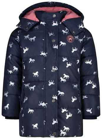 Reflektierende Outdoorjacke mit Pferde Print für Mädchen