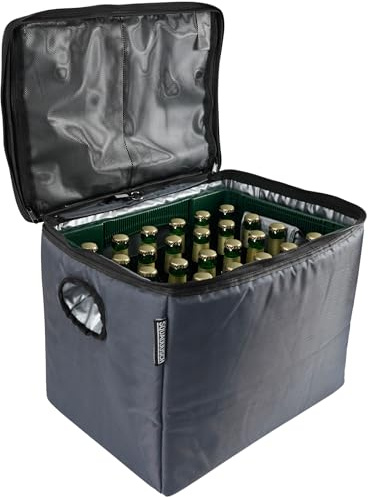 SQUADUUSCH BIERBUDDY - Kühltasche für Bierkasten – Faltbare, isolierte Thermotasche für Bier – leicht & robust – ideal für Grillen, Party, Festival & Camping