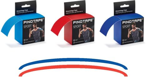 Pinotape Sport Kinesiotape Set ALLEZ LES BLEUS 3 Rollen 5cm x 5m