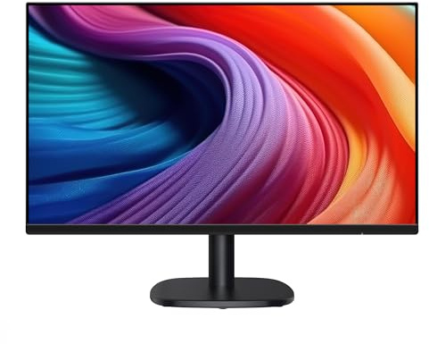 Amazon Basics Monitor 24 Zoll (61 cm), FHD 1080p, max. 100 Hz, VESA-kompatibel, integrierte Lautsprecher, Schwarz