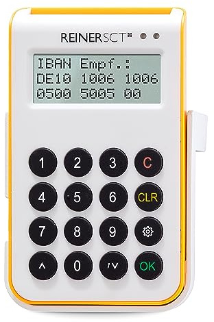 REINER SCT cyberJack one Chipkartenleser für Online-Banking & EBICS | Chipkartenleser für HBCI/FinTS, EBICS und elektronische Signaturen. Mit USB-Anschluss und TAN-Funktion für Online-Banking.