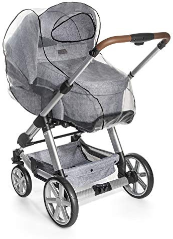 reer RainCover Classic Regenschutz | Universell einsetzbar für Kombi‑Kinderwagen mit Hartschale, Softtragetaschen & Sportwagen | extragroßes Sichtfenster zur Einsicht | PVC‑freies Material