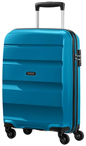 American Tourister Bon Air - Spinner S, Handgepäck, 55 cm, 31.5 L, Blau (Seaport Blue)