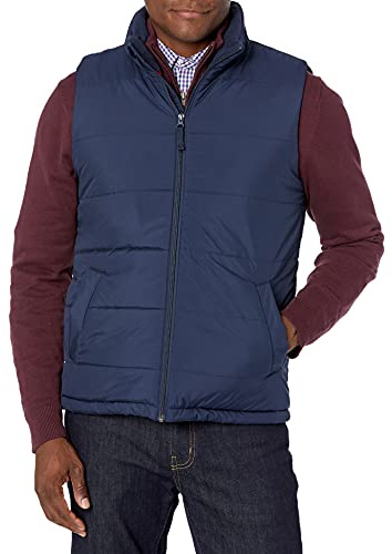 Amazon Essentials Herren Mittelschwere Isolierte Daunenweste Mit Fleecefutter