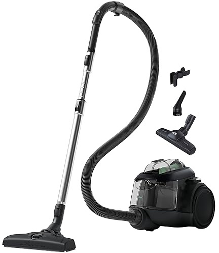 AEG CLEAN 6000 Staubsauger beutellos, ETM Testsieger, 700 W, AL61C2ÖKO | Für Hart- u. Teppichböden, Auto-Modus, waschbarer Hygiene Filter, 1,6 l Staubbehälter, 12m Radius, Zusatzdüsen, 3 J. Garantie