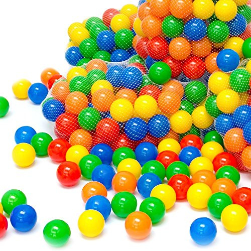 LittleTom 50 Bälle für Bällebad - Bunte Kunststoffbälle für Kinder - robuste Babybälle ideal für Bällepool, Hüpfburg & Spielzelt - BPA-frei, farbecht & sicher - Lernspaß im Kinderzimmer