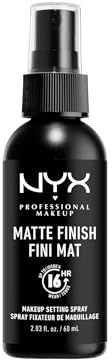 NYX Professional Makeup Setting Spray, Langanhaltende Textur, Fixierendes Spray, Leichte, vegane Formel, Matte Finish, 60 ml