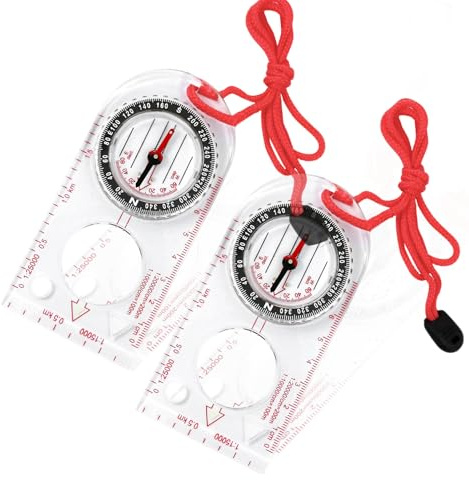 Navigation Kompass, Multifunktionaler Orientierungslauf Kompass, für Expedition, Orientierungslauf, Wandern, Abenteuer