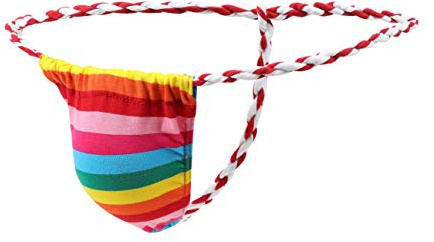 Newsywell Herren T-Rücken Baumwolle Tanga String Thongs Sumo Slip Unterwäsche