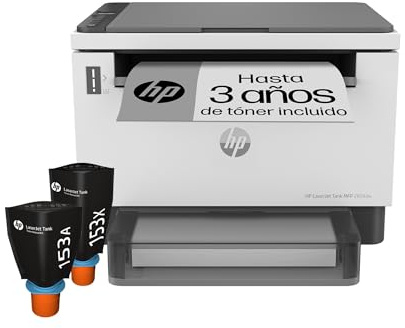 HP LaserJet Tank MFP 2604dw Laserdrucker, Drucker, Scanner, Kopierer, Smart App, inklusive Original Toner für bis zu 5000 Seiten, 23 Seiten/Min, beidseitig drucken, bis 600 x 600 DPI