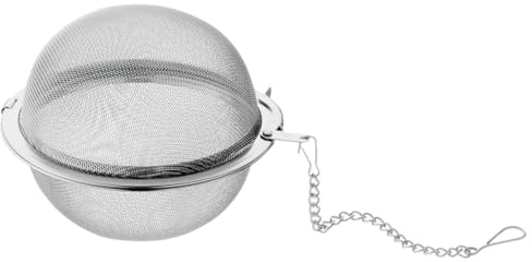 WMF Gourmet Teesieb 5 cm, Teekugel mit Kette, Teeei, Gewürzsieb, Gewürzei, Cromargan Edelstahl poliert, spülmaschinengeeignet