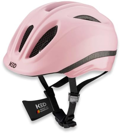 KED Meggy II Trend Fahrradhelm Für Kinder – Made In Germany, LED Rücklicht, MaxShell Technologie Und Präzise Größenverstellung