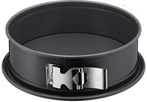 Original Kaiser La Forme Plus Springform 24 cm rund, Flachboden, runde Backform, SafeClick-Verschluss, Emailleboden, beschichtet, schnittfest, auslaufsicher