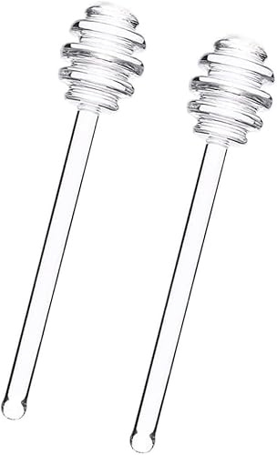Honiglöffel, 15,2 cm, transparent, 2 Stück