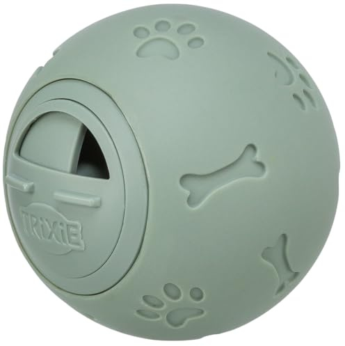TRIXIE Snackball - robustes Hundespielzeug zum Kauen für langen Spielspaß - ø 7 cm, Leckerliball für Zwischendurch - 3492