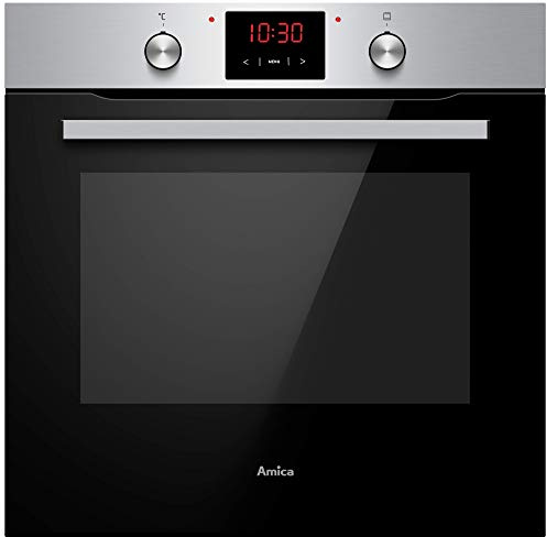 Amica ABE 9430 E Einbaubackofen mit Umluft / Edelstahl / Timer / XXL-Garraum / Wasserdampf Reinigung