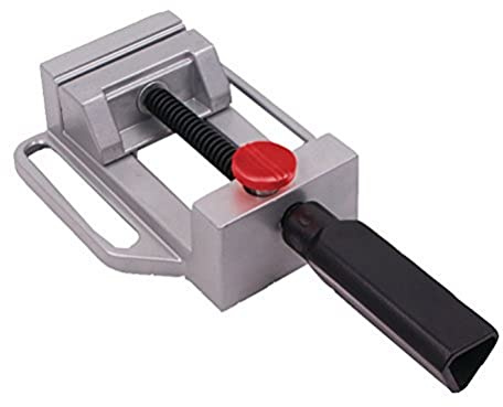 Connex Maschinenschraubstock | 100 mm | Schraubstock | Bohrständer | Klemme | Werkbank | Werkstatt | COM870100,Grau^Schwarz