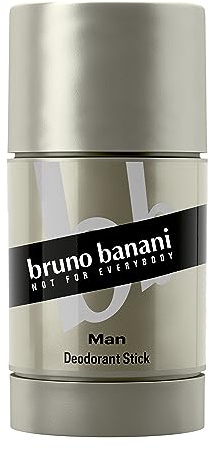bruno banani Man Deodorant Stick - Herb-aromatisches Herren Deodorant, 1x75ml