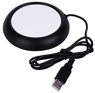 Kaffeetassenwärmer, USB-Ladegerät für die Küche[Matte Black, 12]