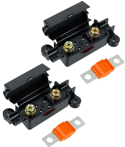 cddcwz 2 Stück Midi Sicherungshalter,und Midi Sicherung 30A | Sicherungen für Autos LKWs, Baufahrzeuge, landwirtschaftliche Maschinen, Busse, Wohnwagen