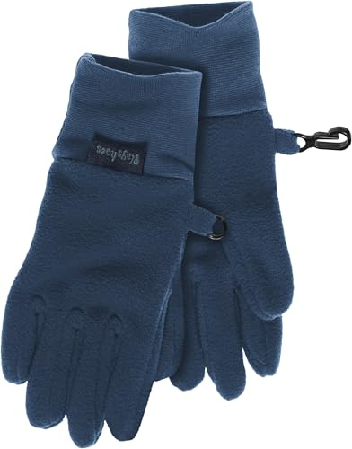 Playshoes Unisex Kinder Finger-handschuh Fleece Finger-Handschuh Fleece, Marine, 3 (ca. 4-6 Jahre)