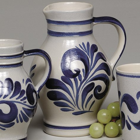Kleiraba Weinkrug 2.00L Grau-Blau 1500