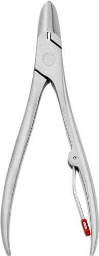 ZWILLING Nagelzange (Profi Knipser, scharfe Schneiden für feste Nägel, ergonomische Form, hypoallergen), Premium, Silber, 125 mm