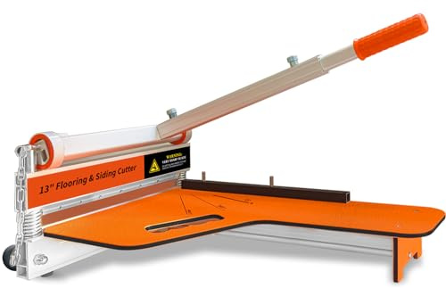 laminatschneider, 330mm vinylschneider mit Rädern- Schneiden Sie Winkel und Länge in nur einem Schritt, Bodenwerkzeuge - Schneiden Sie Vinylblech, technisches Holz, LVP/T, VCT, SPC, WPC