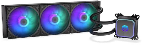 ENDORFY Navis F360 ARGB – AIO Wasserkühlung 360mm, 3x Fluctus 120mm PWM ARGB Lüfter, Keramiklager Pumpe, CPU Kühler für AMD AM4/AM5 & Intel LGA1700/1851/2011, Schwarz