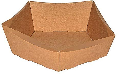 Weinkarton24.com Petit Weihnachts-/Osterkörbchen, Größe 210 x 200 x 65/50 mm, Wellpappe, natur, braun, 10 Stück