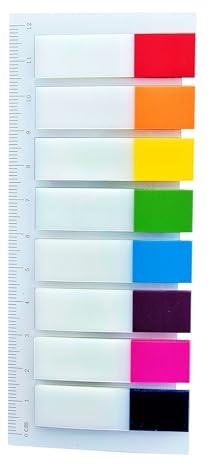 3x Film-Pagemarker Haftmarker = 600 Blatt (24 x 25 Blatt) zum Beschriften/Markieren