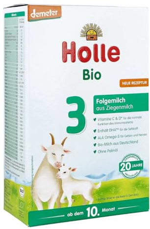Holle Bio-Folgemilch 3 auf Ziegenmilchbasis, 1er Pack (1 x 400 g)