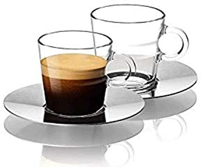 NESPRESSO Espressogläser - 2er Set - Glass Espresso - Espresso Glass Cup 60 ml