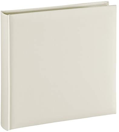 Hama Fotoalbum Jumbo 30x30 cm (Fotobuch mit 80 weißen Seiten, Album für 320 Fotos zum Selbstgestalten und Einkleben) beige pastell