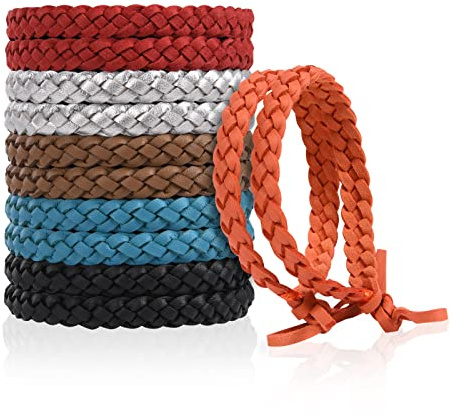 OSDUE Armband Set, 12 Stück Mückenschutz Armband, Mückenarmband für Kinder und Erwachsene, Outdoor, Camping, Reise Travel Gadgets, Urlaub Klassenfahrt Summer Must Haves