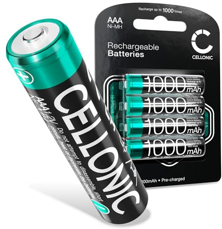 CELLONIC 4X Akku für Festnetz kompatibel mit Siemens Gigaset A415, C430 - (1000mAh, 1.2V)