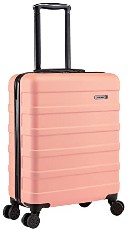 Cabin Max Handgepäck Koffer groß Trolley Handgepäck 55x40x20 Reisekoffer | 55x40x20 cm, Ryanair, EasyJet, Wizz Air, British Airways, Jet2, Vueling, Iberia, Air France, Lufthansa, Hartschale, ABS, 40L
